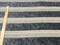 1 Yard Upholstery Chenille Fabric Modern Moondance Stripe Licorice Blue 45% Polyester 38% Viscose 17% Cotton 54 Inch Width